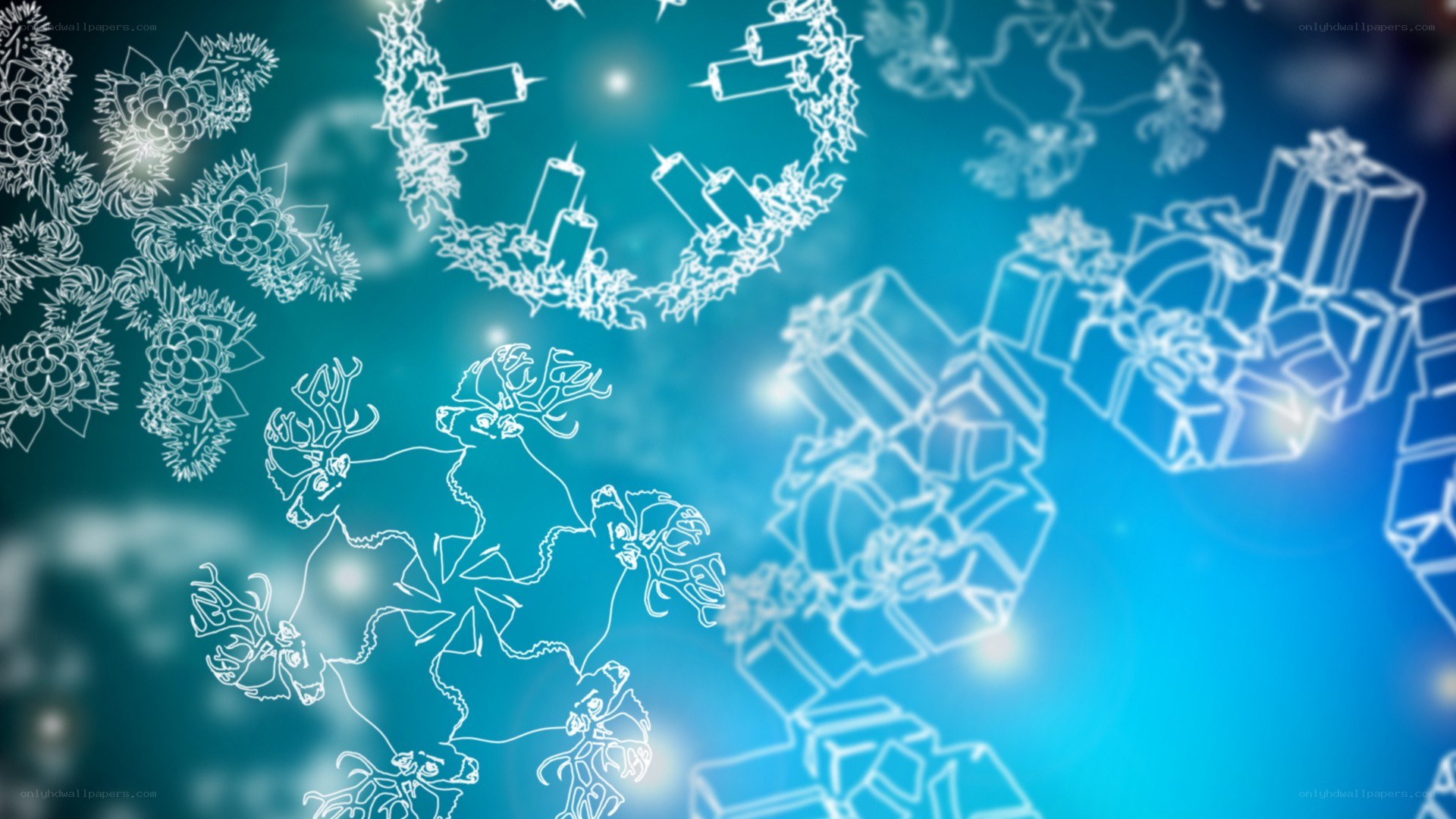 Christmas snowflake patterns