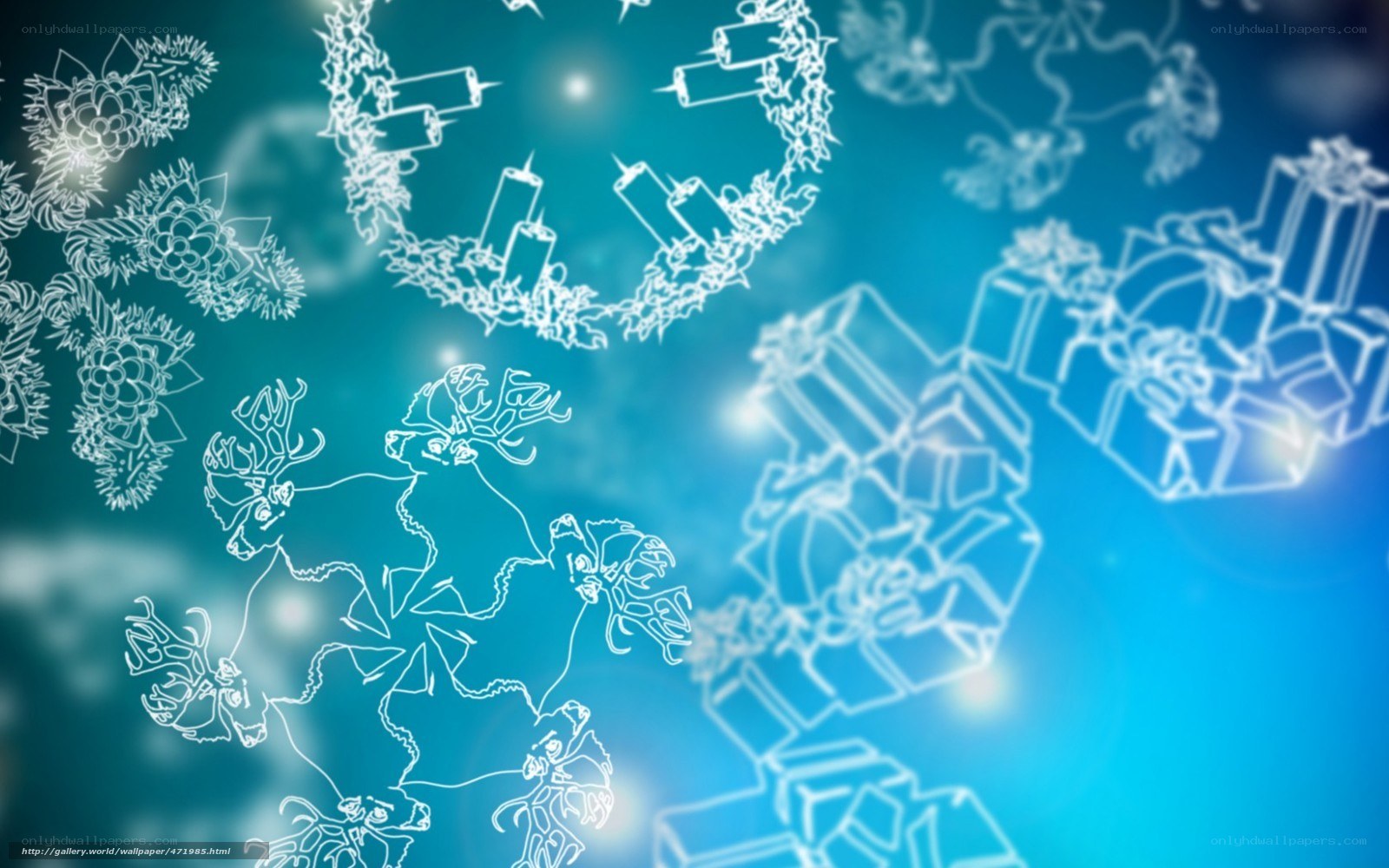 Christmas snowflake patterns