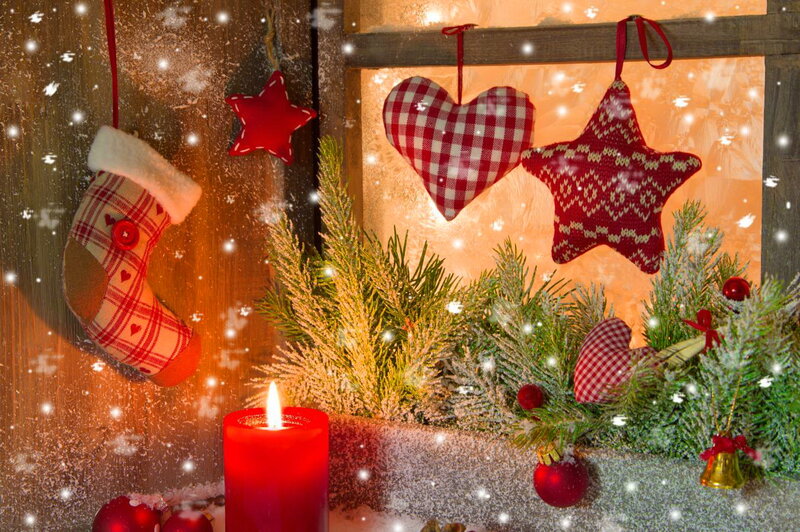Christmas Stocking on Wall