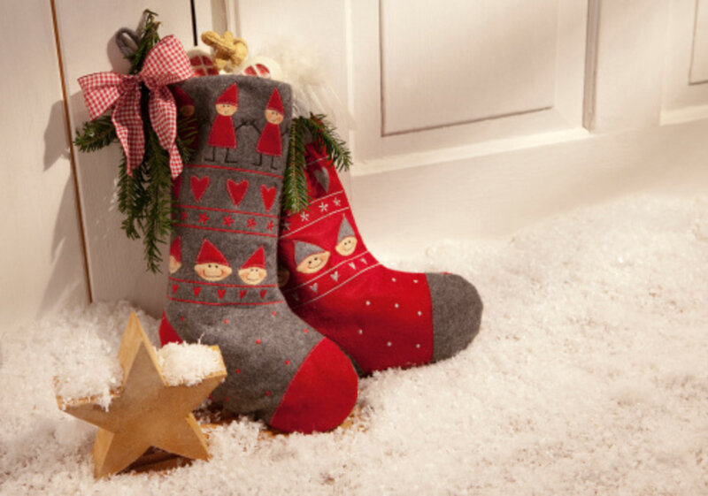 Christmas Stockings — Red, Festive
