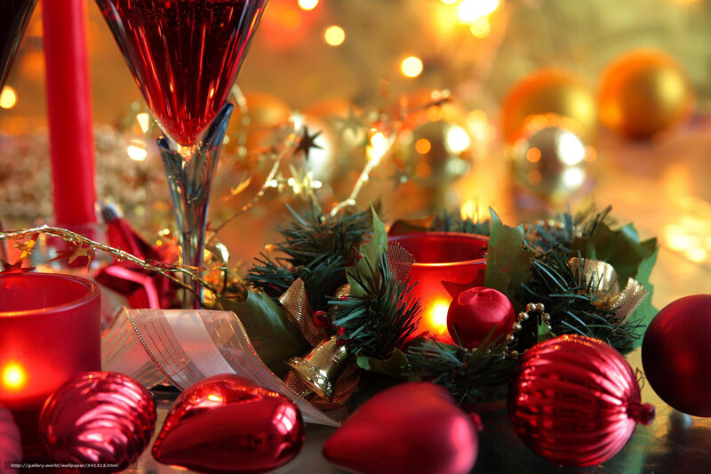 Christmas table decoration