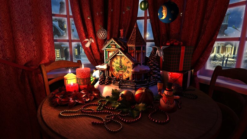 Christmas Table Display