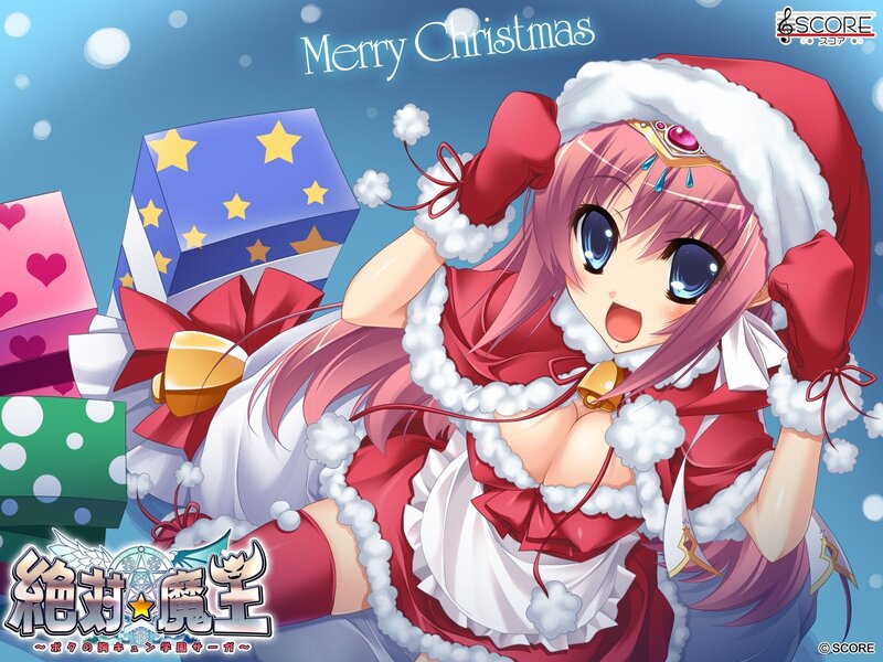Christmas-themed anime character