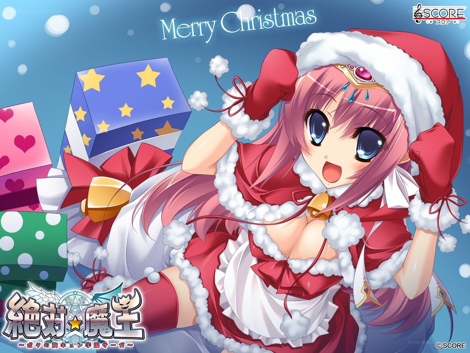 Christmas-themed anime character