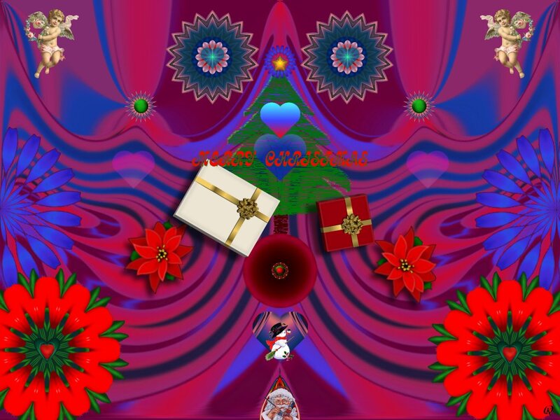 Christmas-themed Digital Art
