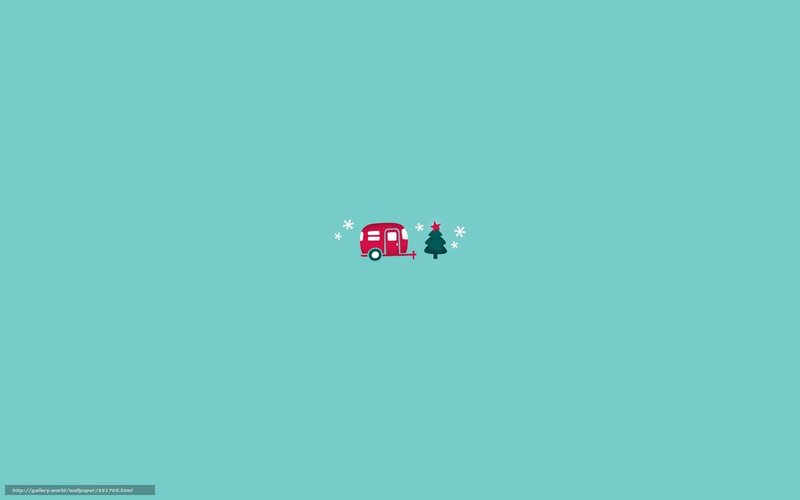 Christmas trailer wallpaper