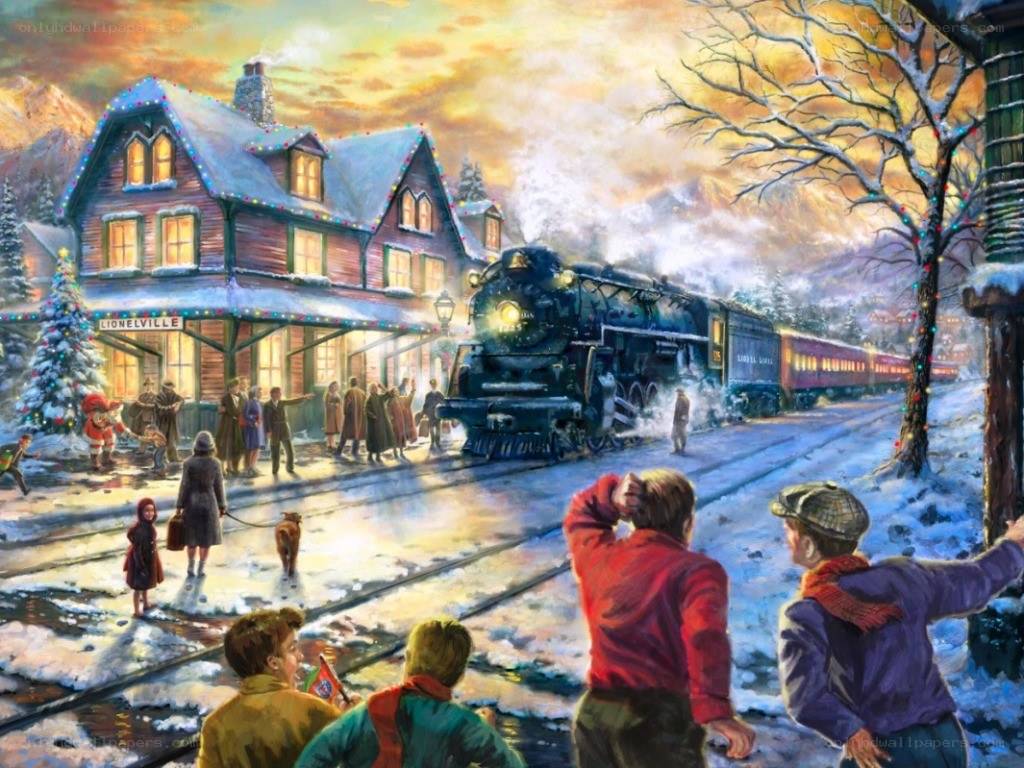Christmas train at Lionville station