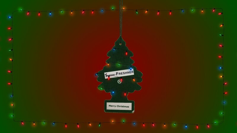 Christmas tree air freshener