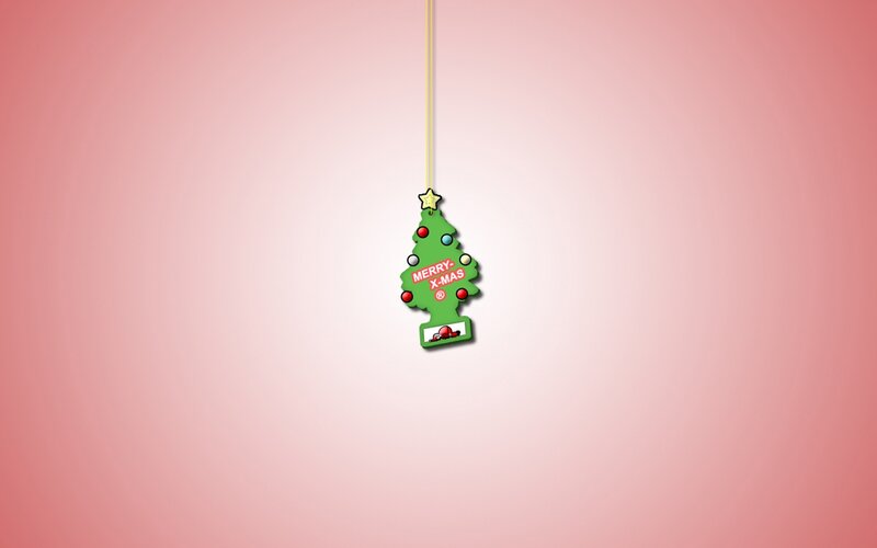 Christmas tree air freshener