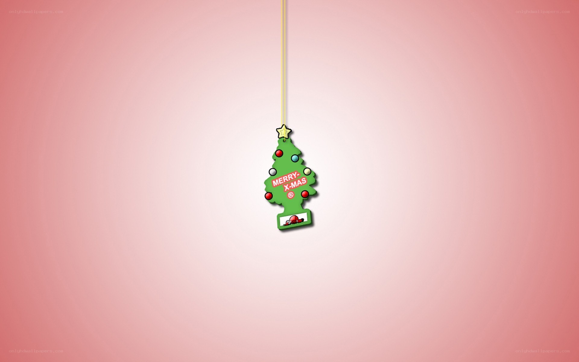Christmas tree air freshener