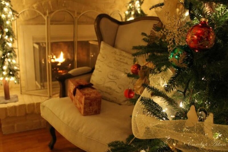 Christmas Tree and Armchair