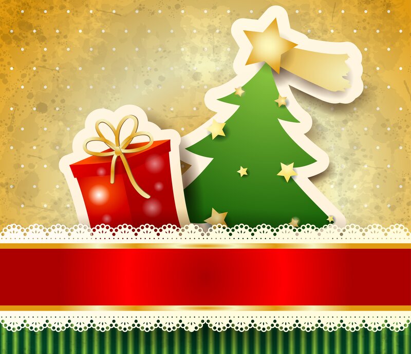 Christmas Tree and Gift