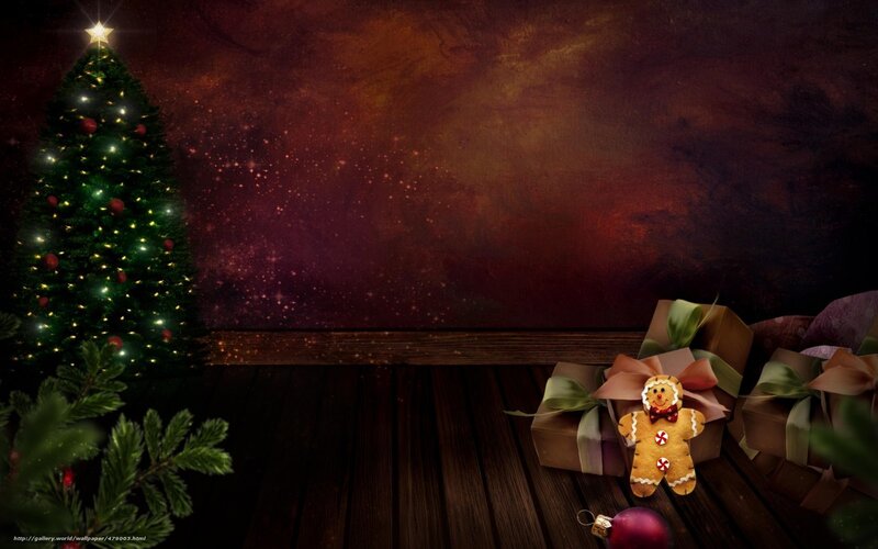 Christmas tree and gifts