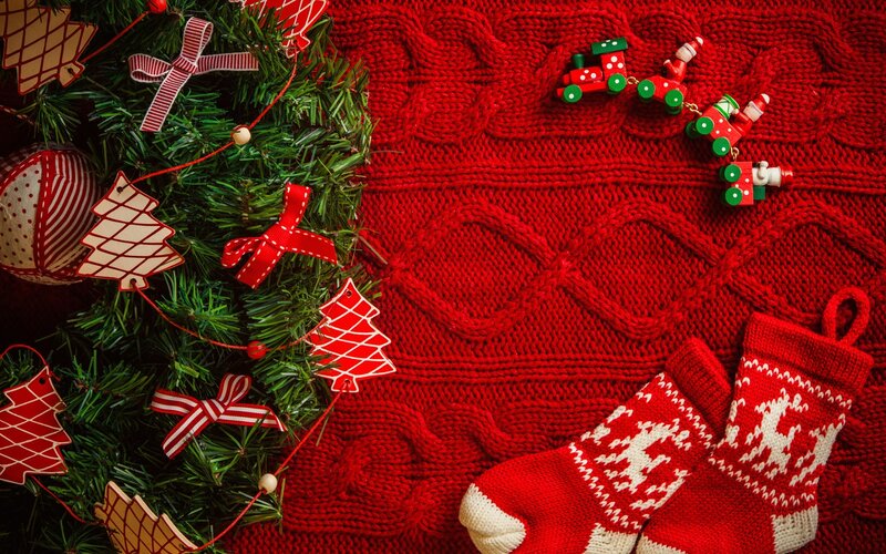 Christmas Tree and Stockings