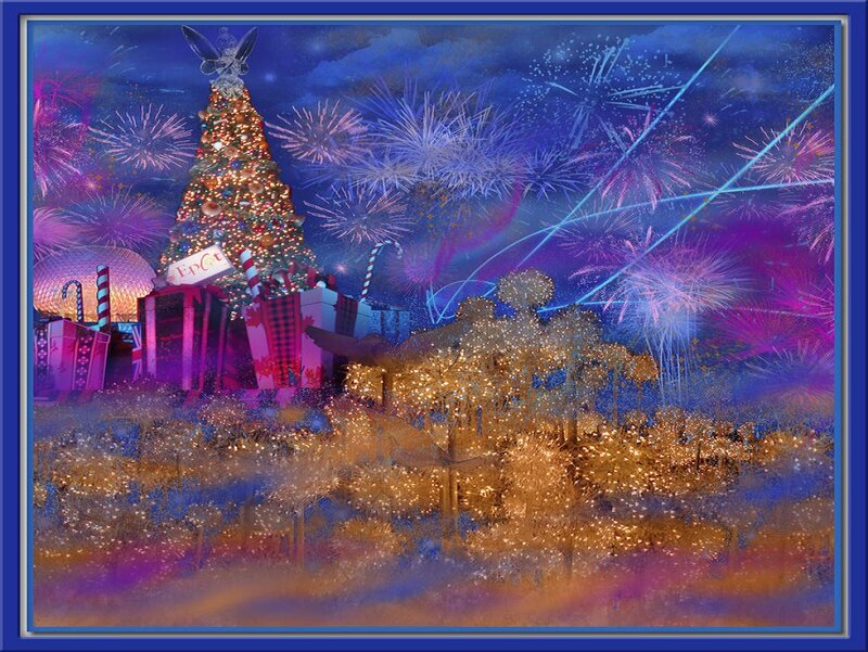 Christmas Tree at Epcot