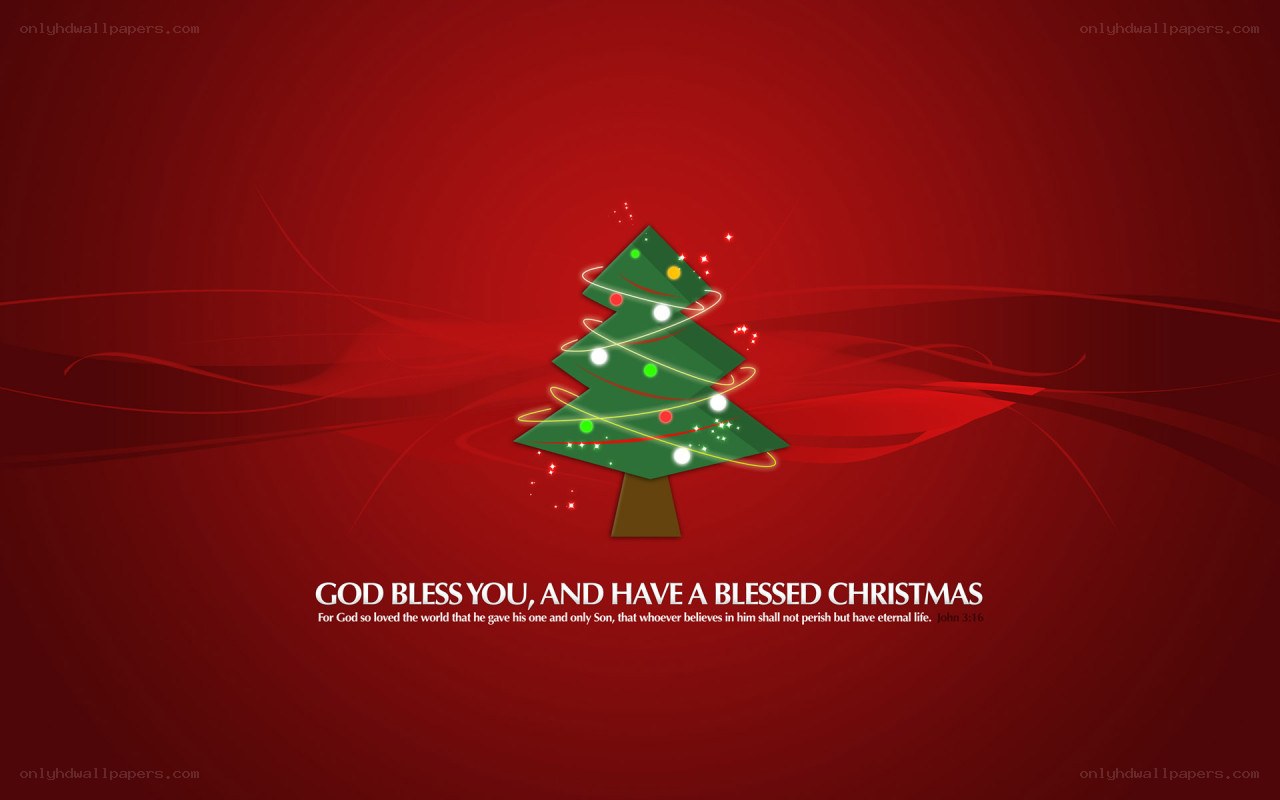 Christmas tree blessing