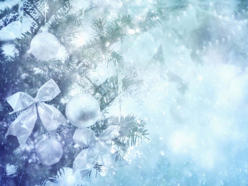 Christmas Tree Branches — White