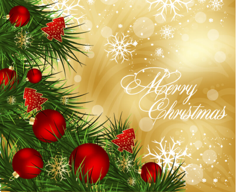Christmas Tree Decorations — Green, Festive, Winter