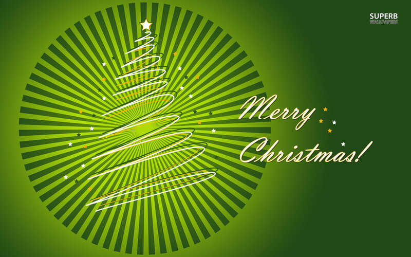 Christmas Tree Design — Green