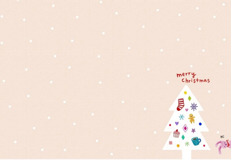Christmas Tree Illustration — Pink