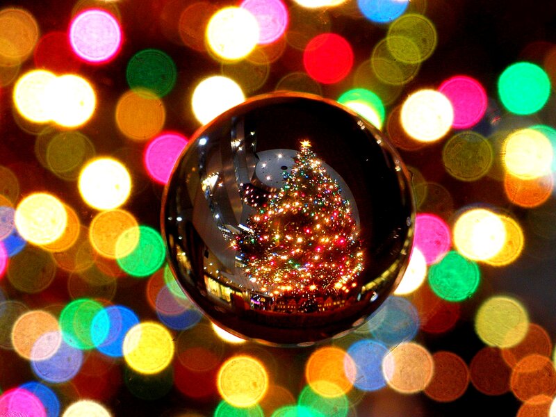 Christmas Tree in a Sphere