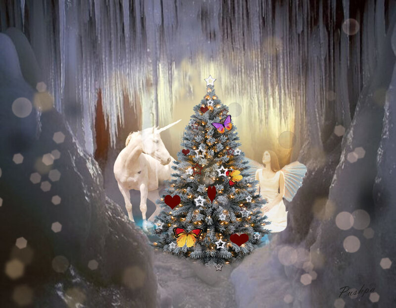 Christmas Tree in Cave