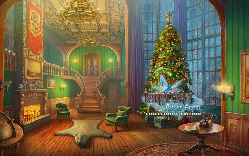 Christmas Tree in Grand Hall — Green, Festive
