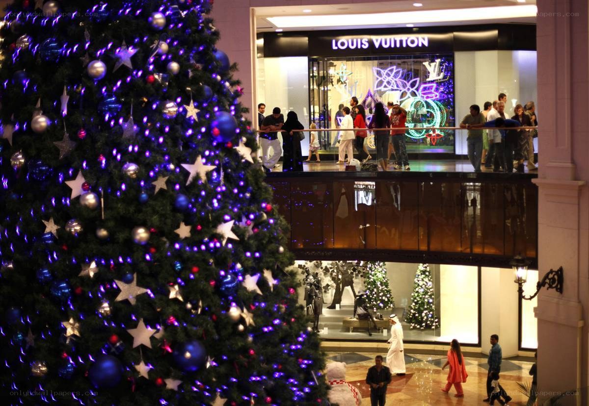 Christmas tree in luxury mall