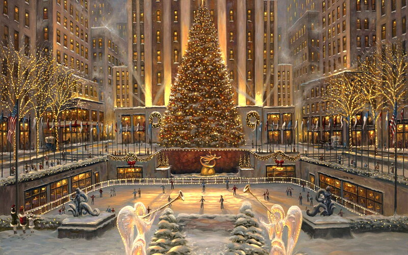 Christmas Tree in Plaza