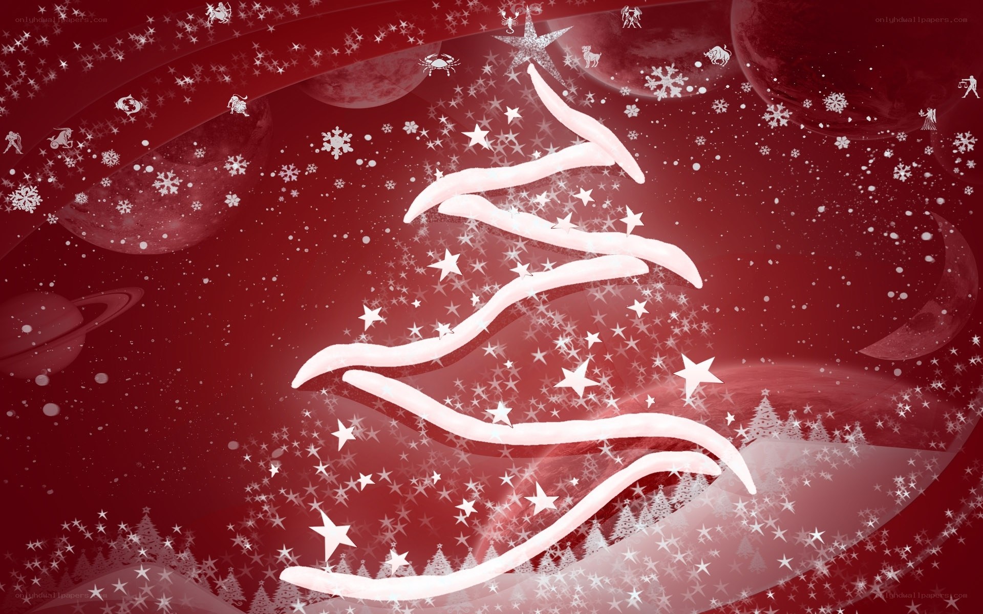 Christmas tree in space