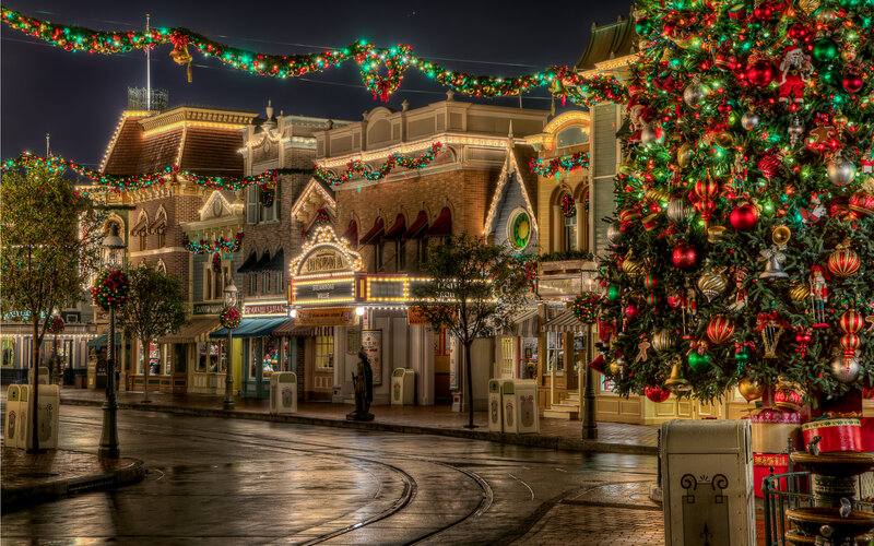 Christmas Tree in Town