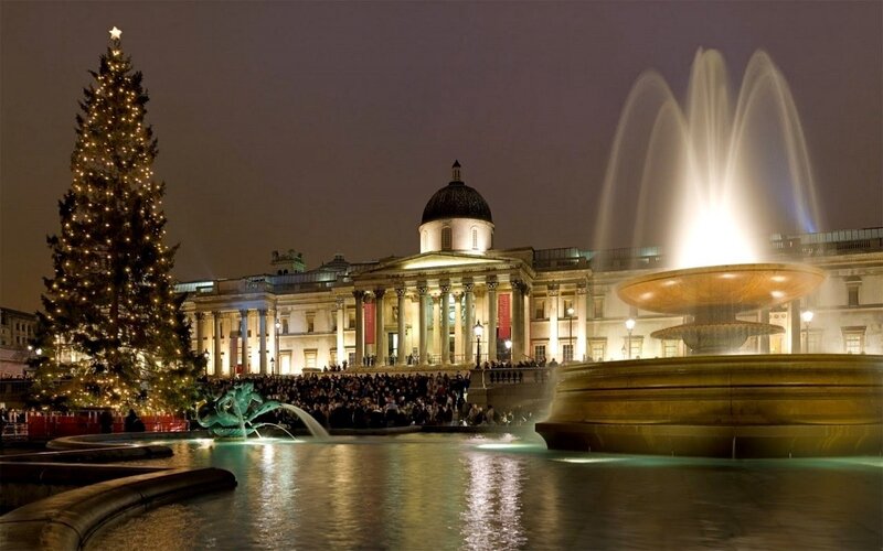 Christmas Tree in Trafalgar Square