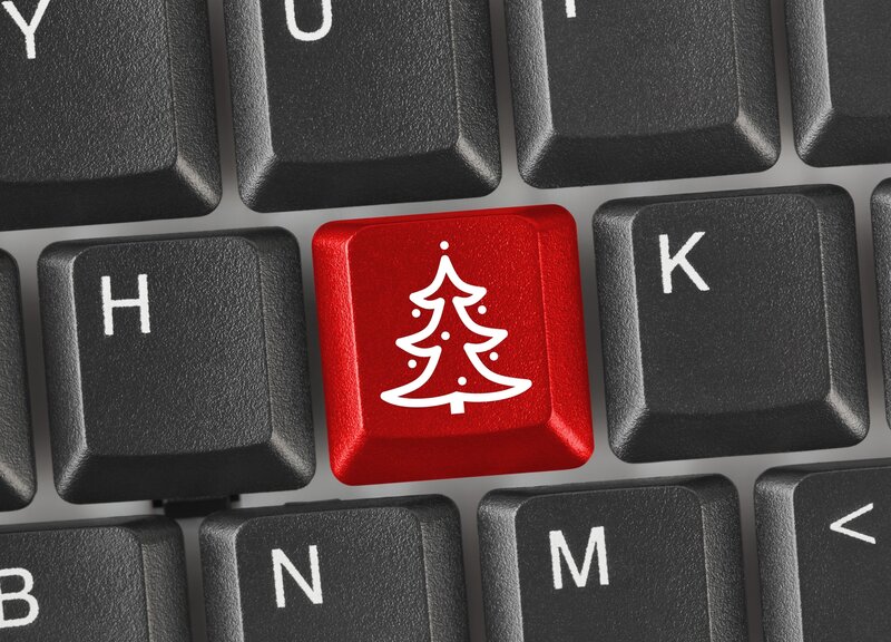 Christmas tree key on keyboard