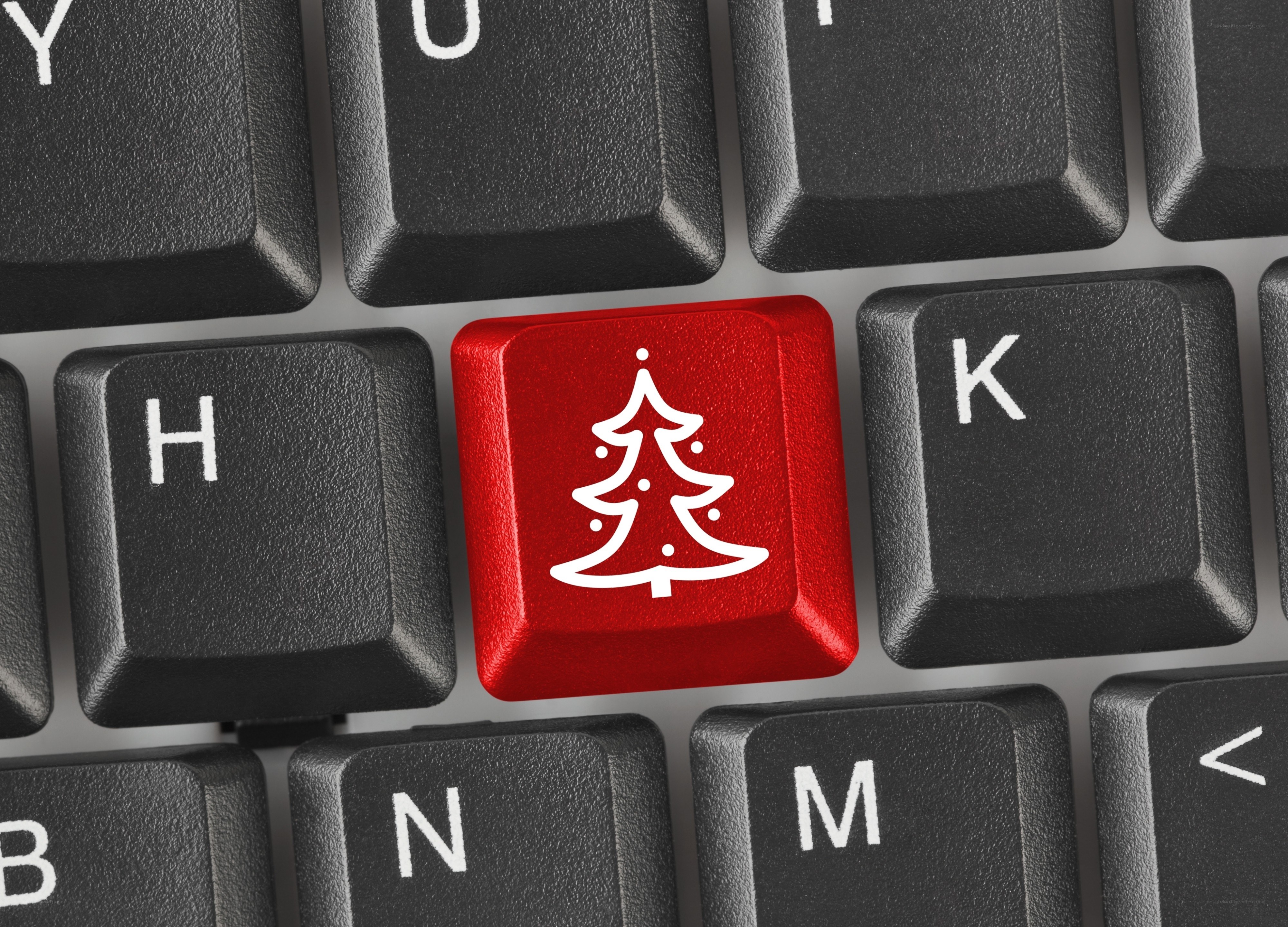 Christmas tree key on keyboard