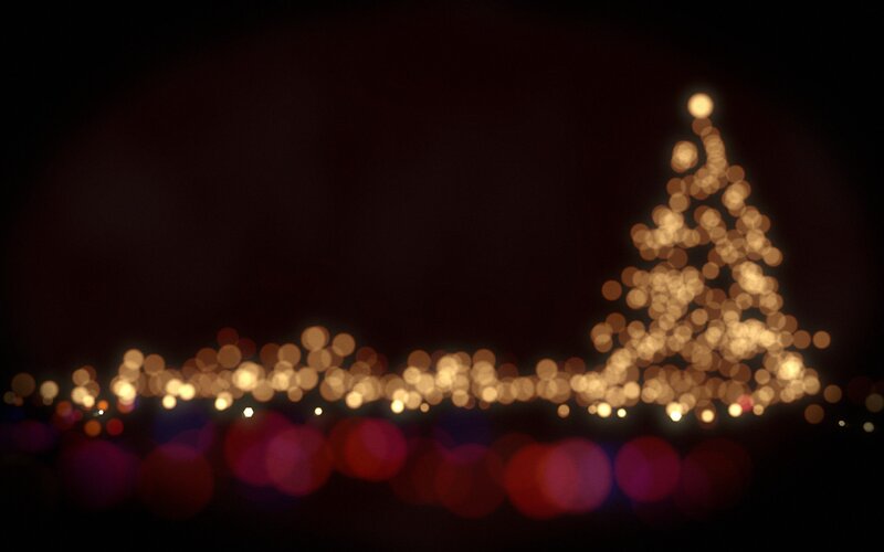 Christmas Tree Lights — Gold