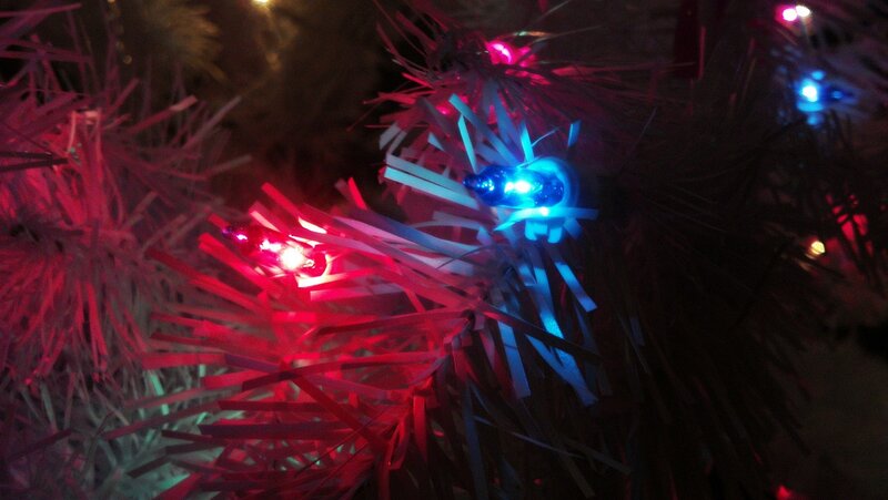 Christmas Tree Lights — Red