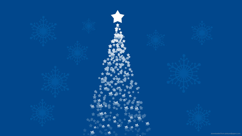 Christmas Tree Made of Stars