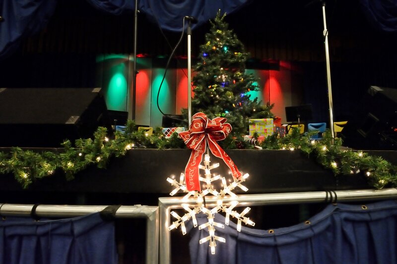 Christmas Tree on Stage