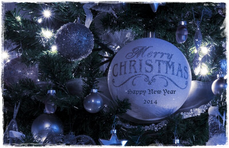 Christmas Tree Ornaments — Blue