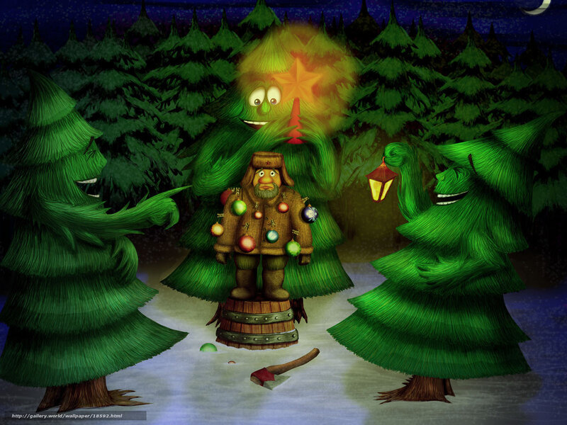 Christmas tree spirits
