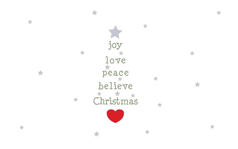 Christmas Tree Text