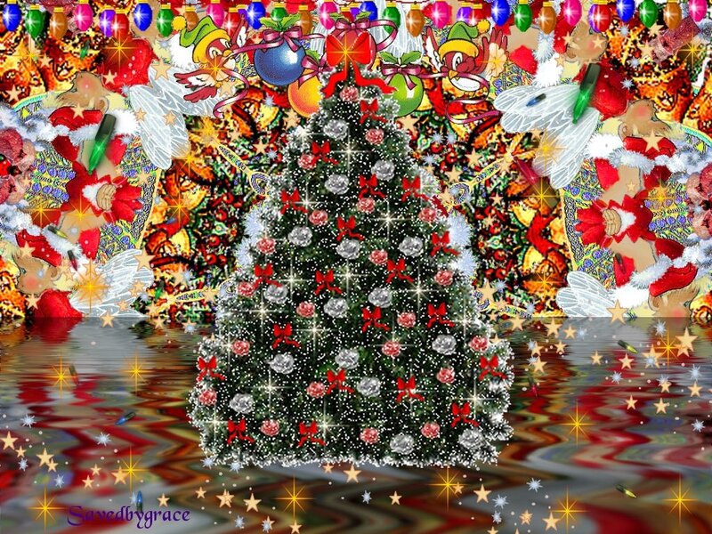 Christmas Tree with Angels