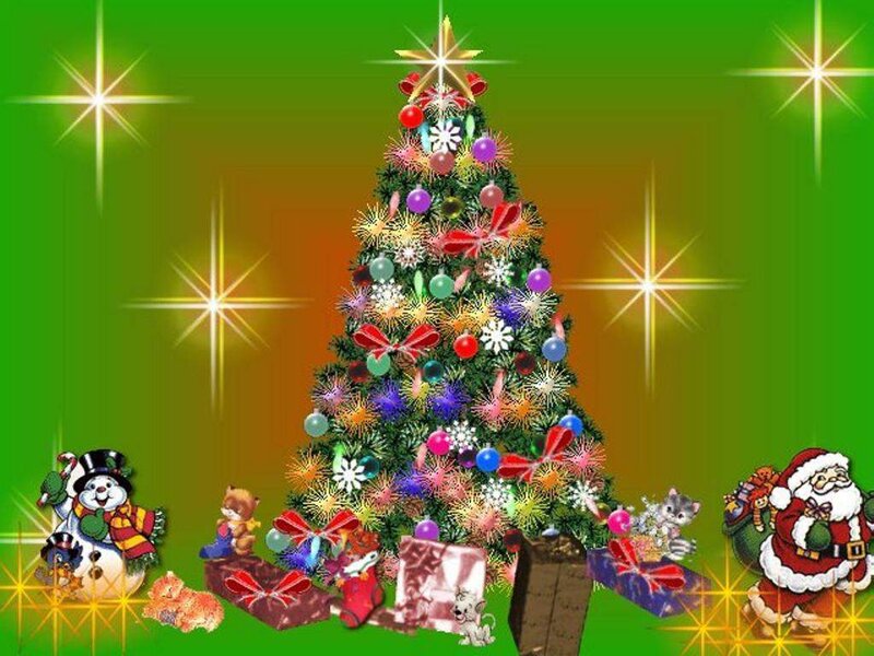 Christmas Tree with Decorations