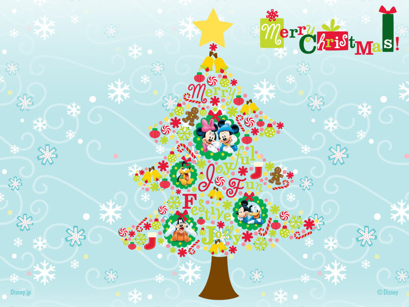 Christmas Tree with Disney Characters