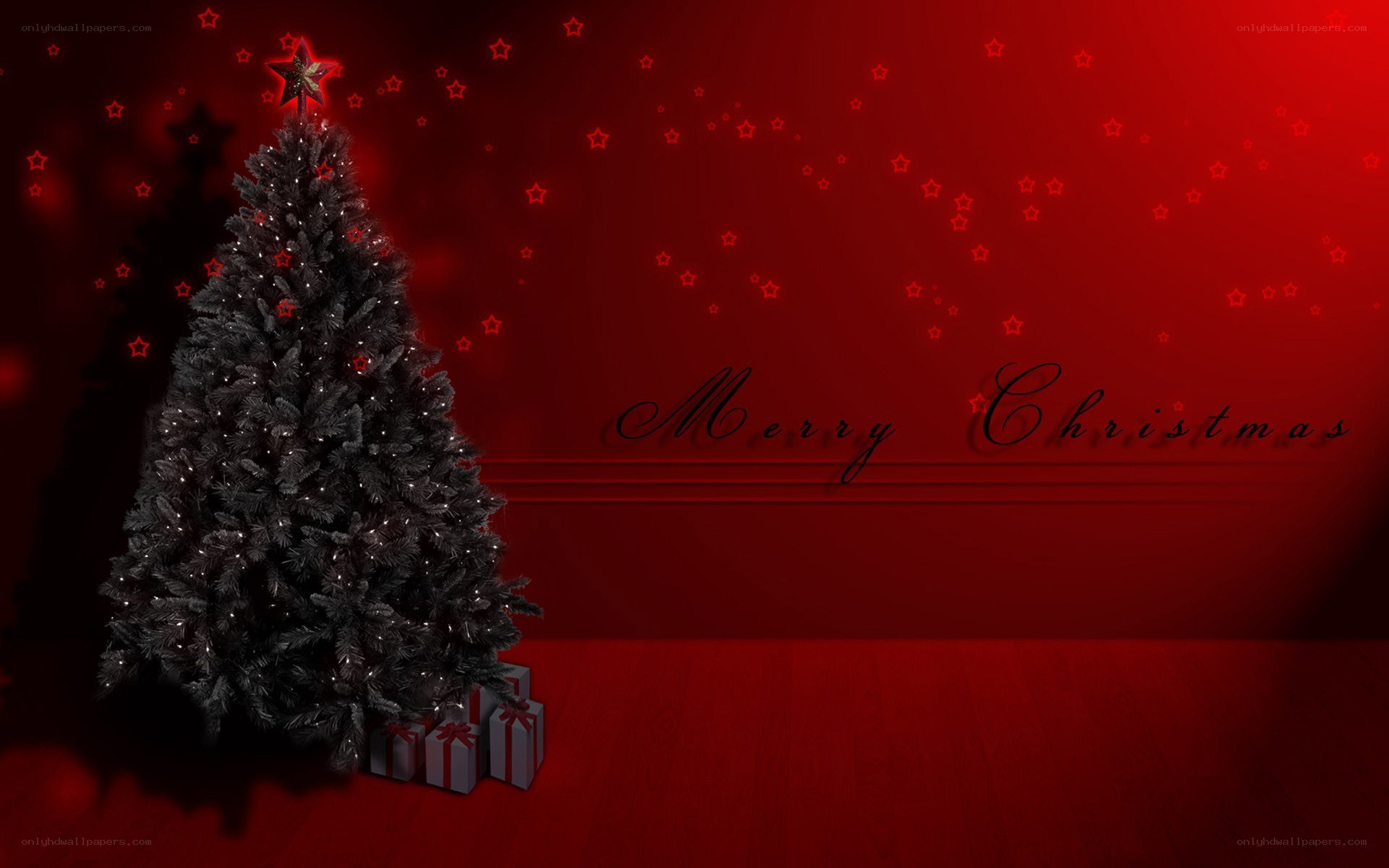 Christmas tree with gifts