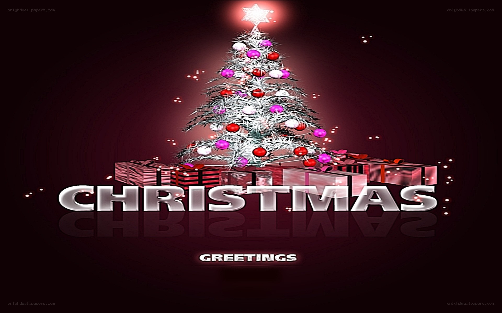Christmas tree with gifts