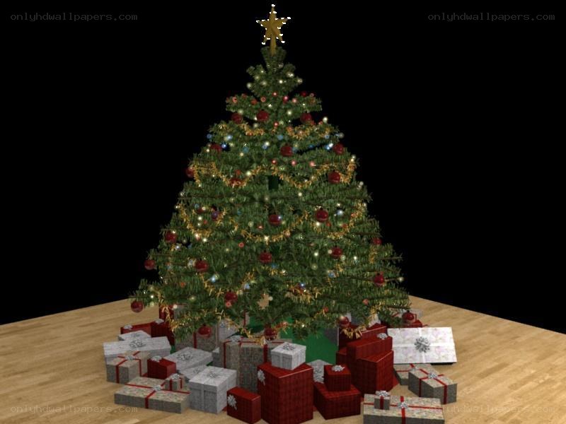 Christmas tree with gifts