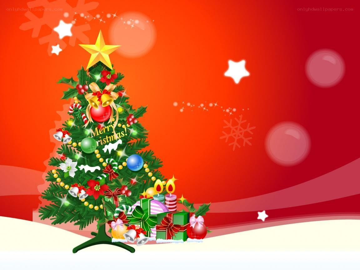 Christmas tree with gifts