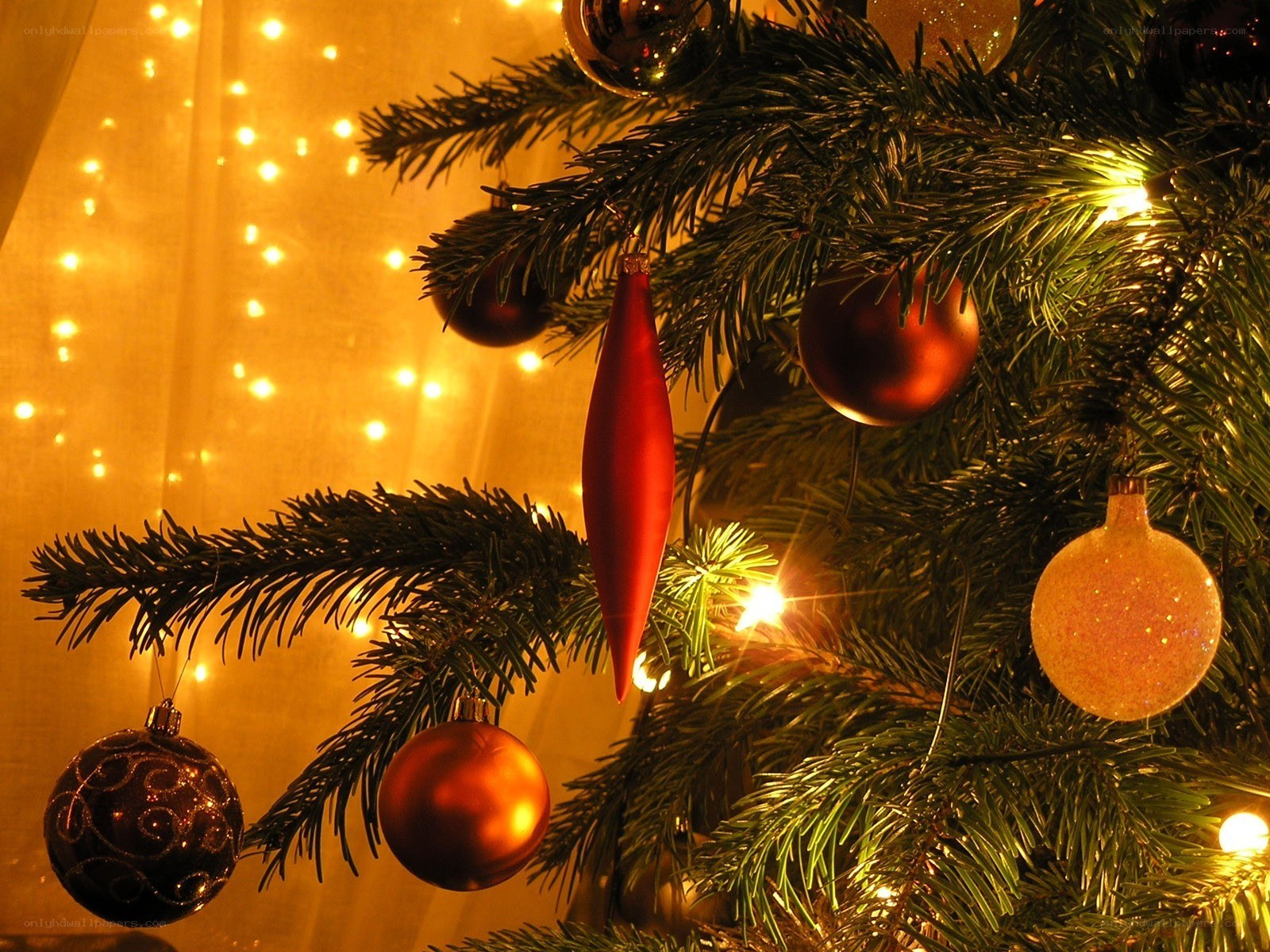 Christmas tree with ornaments