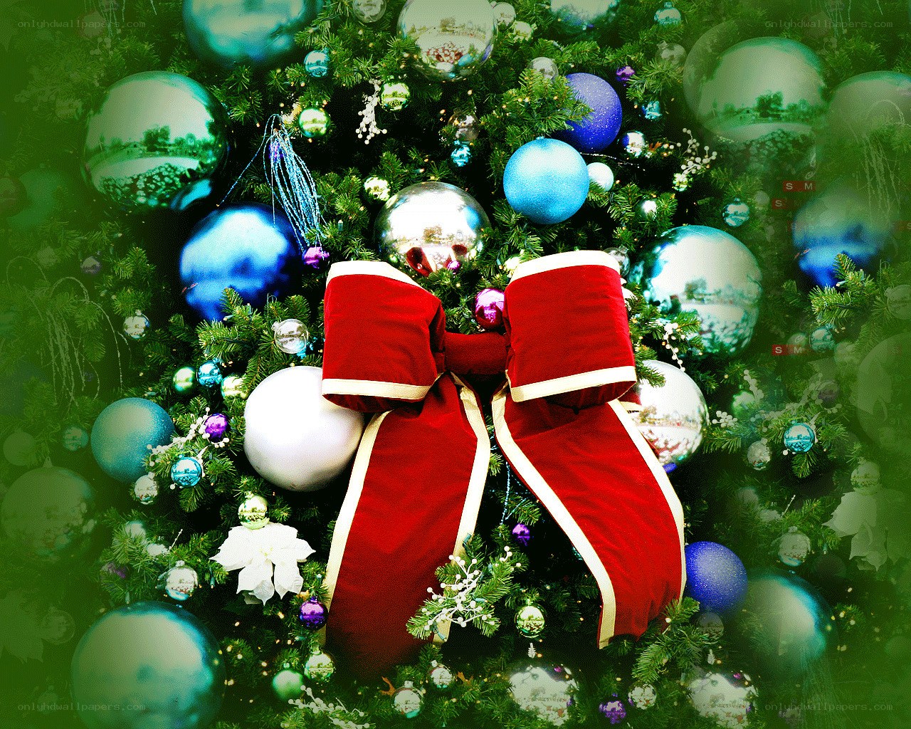 Christmas tree with ornaments